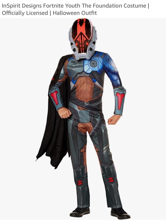 Fortnite Other - NWT Fortnite Foundation Costume Boys XL (14-16)